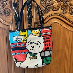 NWOT HARRODS OF LONDON Westie BAG